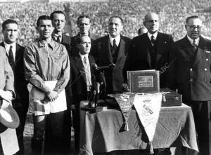 Inaguracion del nuevo Chamartin que luego Seria estadio Bernabeu