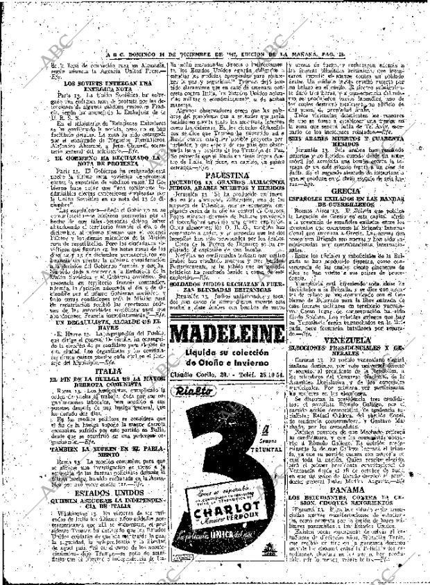 ABC MADRID 14-12-1947 página 18