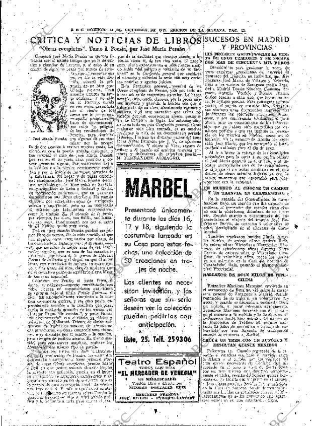 ABC MADRID 14-12-1947 página 23