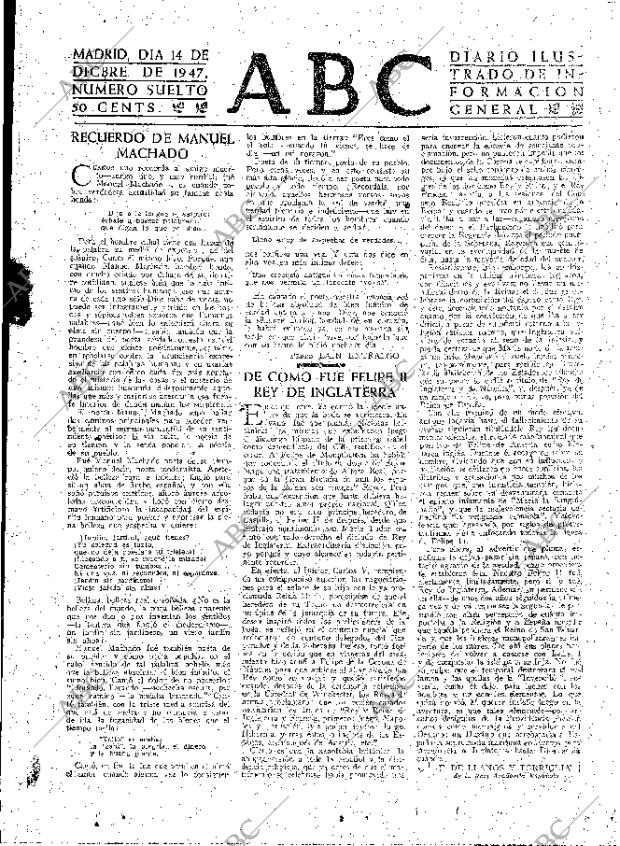 ABC MADRID 14-12-1947 página 3