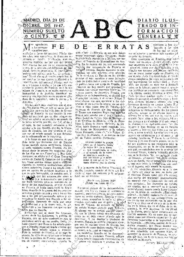 ABC MADRID 23-12-1947 página 3