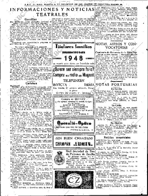 ABC SEVILLA 30-12-1947 página 10