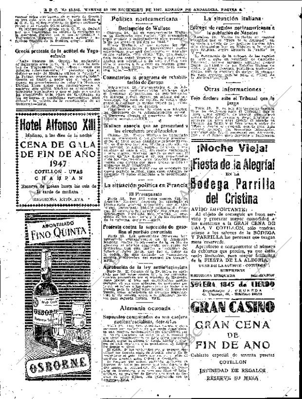 ABC SEVILLA 30-12-1947 página 6