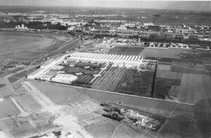 Vista Aérea de una factoría de Sevilla