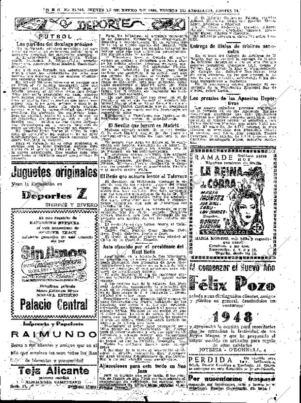 ABC SEVILLA 01-01-1948 página 11