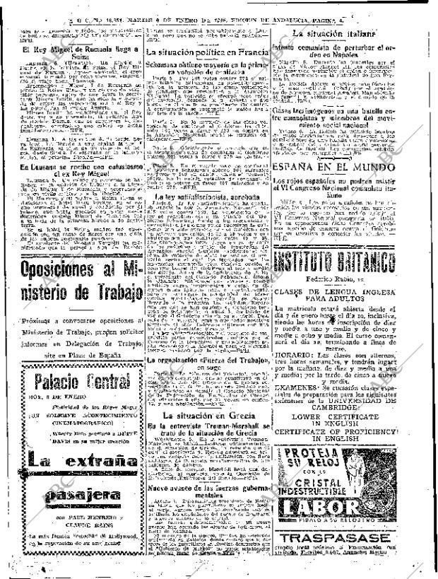 ABC SEVILLA 06-01-1948 página 4