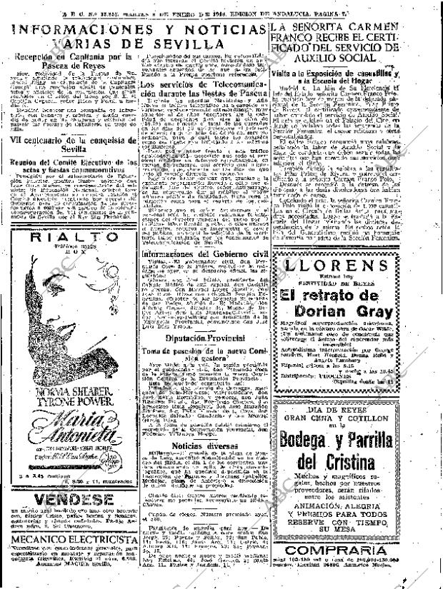 ABC SEVILLA 06-01-1948 página 7