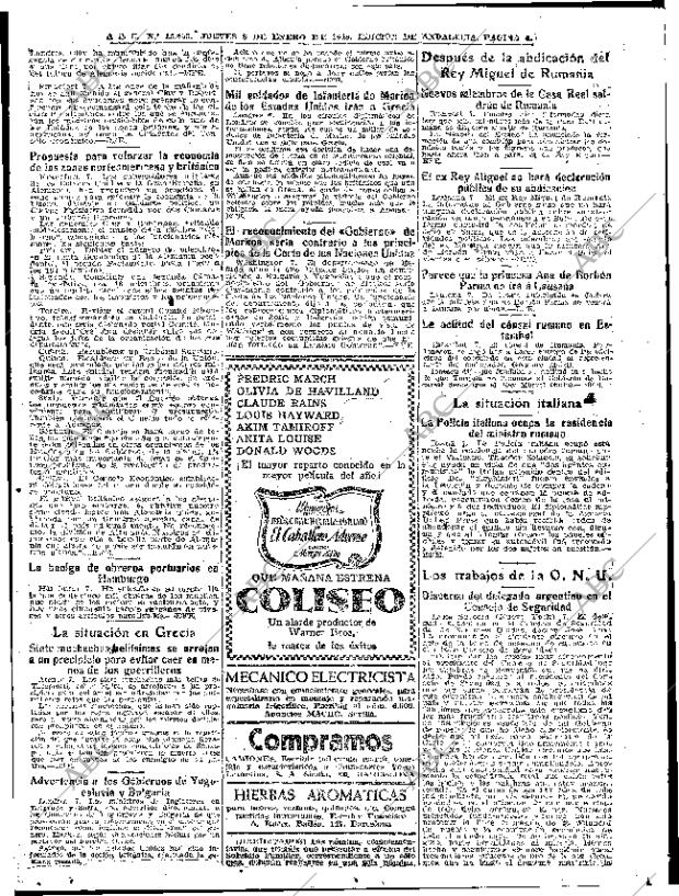 ABC SEVILLA 08-01-1948 página 4