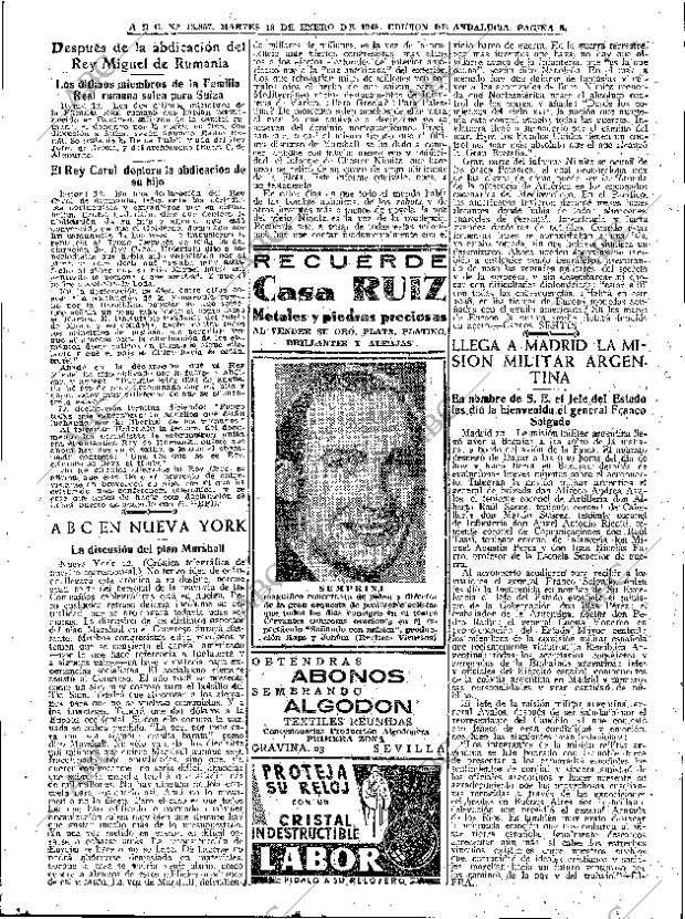 ABC SEVILLA 13-01-1948 página 5