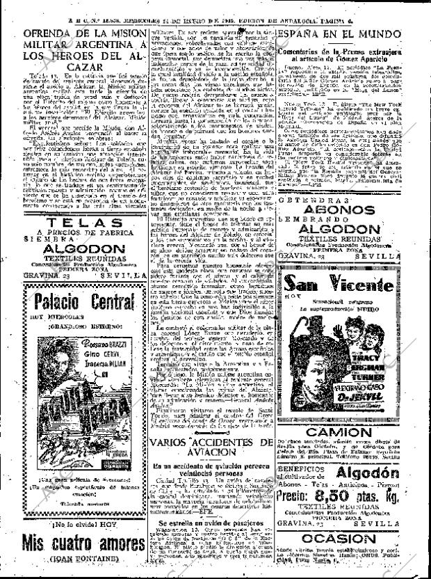 ABC SEVILLA 14-01-1948 página 6