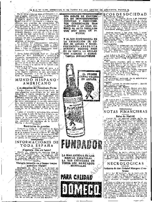 ABC SEVILLA 14-01-1948 página 8