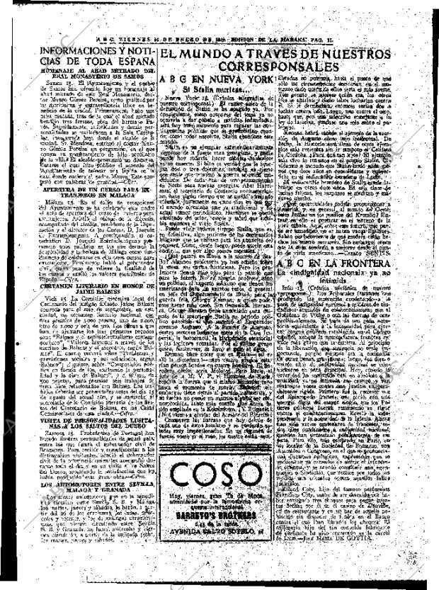 ABC MADRID 16-01-1948 página 11