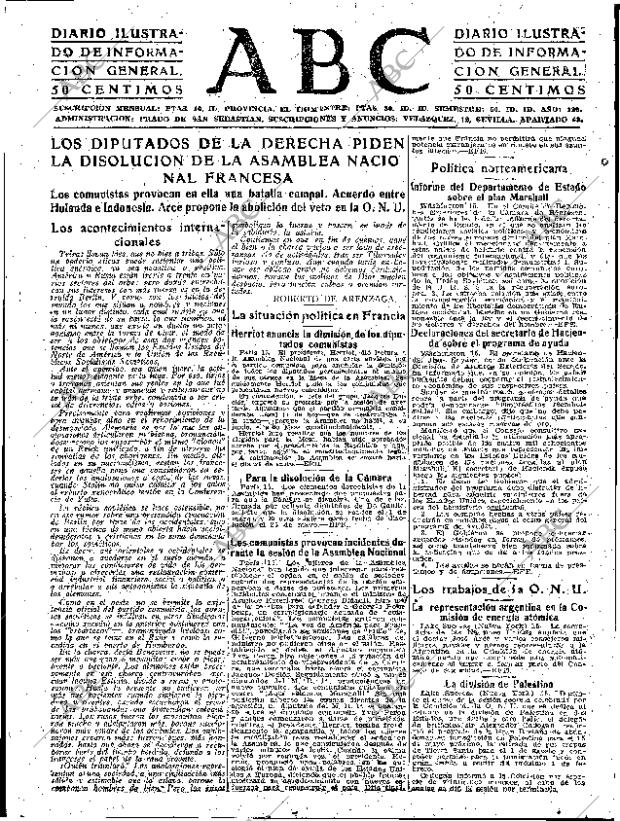 ABC SEVILLA 16-01-1948 página 3