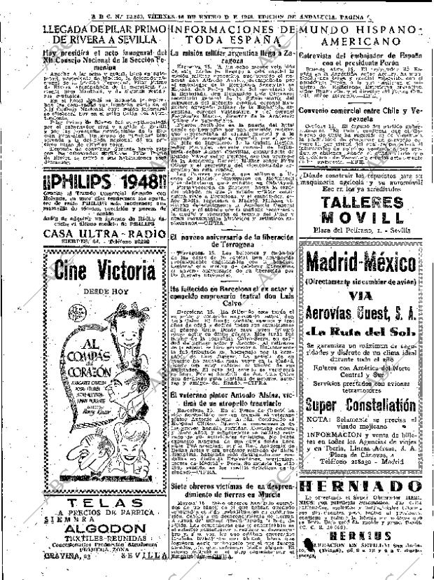 ABC SEVILLA 16-01-1948 página 8