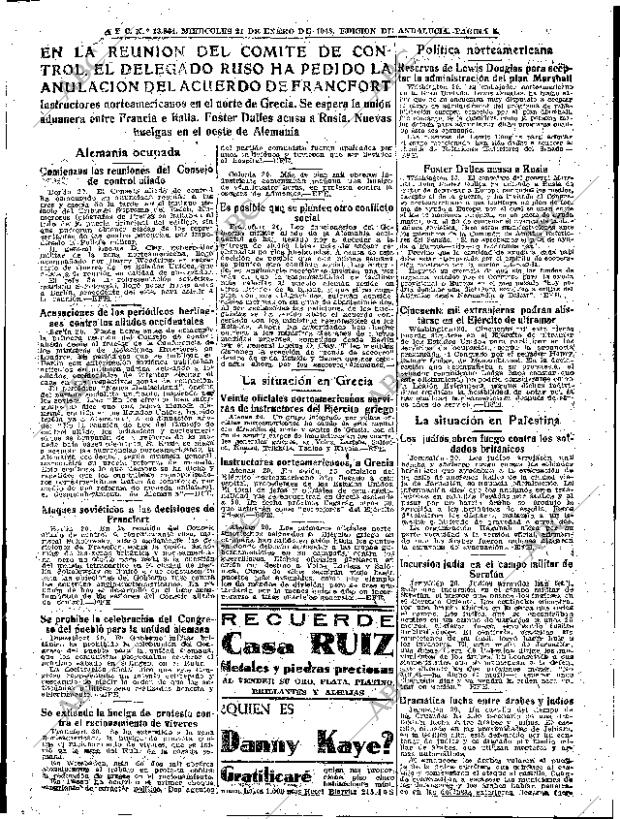 ABC SEVILLA 21-01-1948 página 5