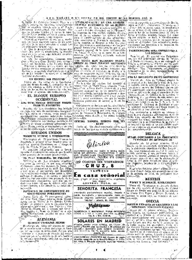 ABC MADRID 27-01-1948 página 16