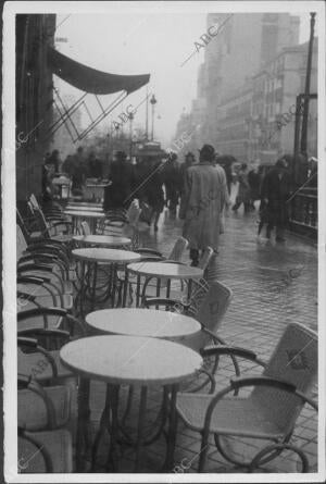 Una terraza Vacía en Madrid