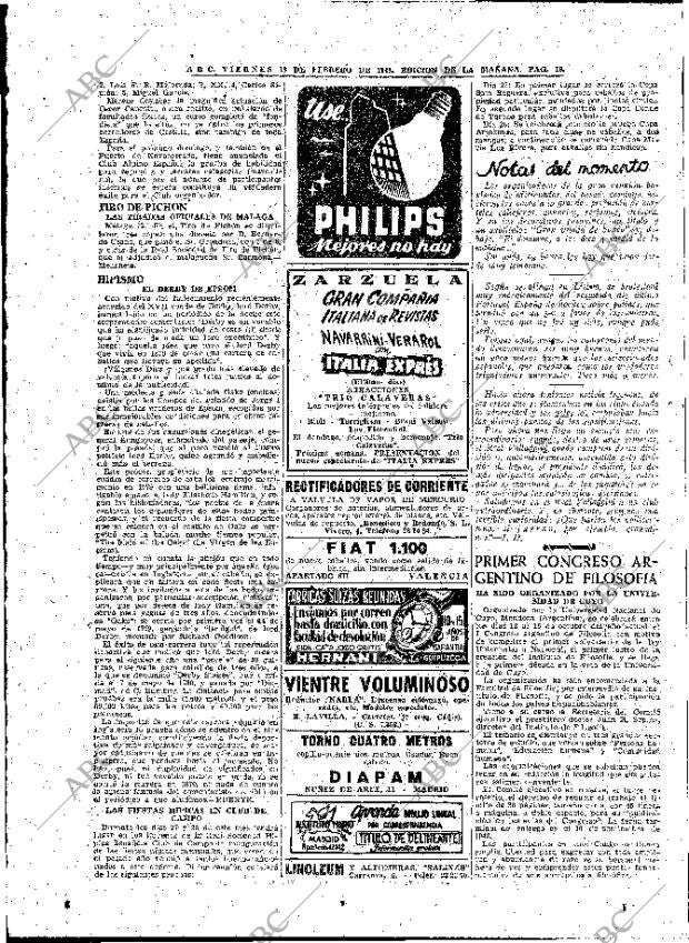 ABC MADRID 13-02-1948 página 16
