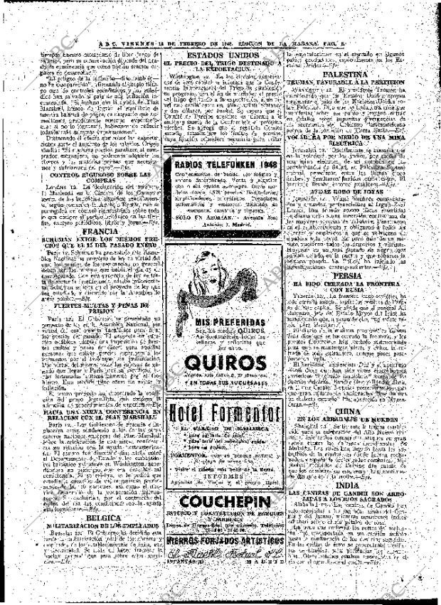 ABC MADRID 13-02-1948 página 9