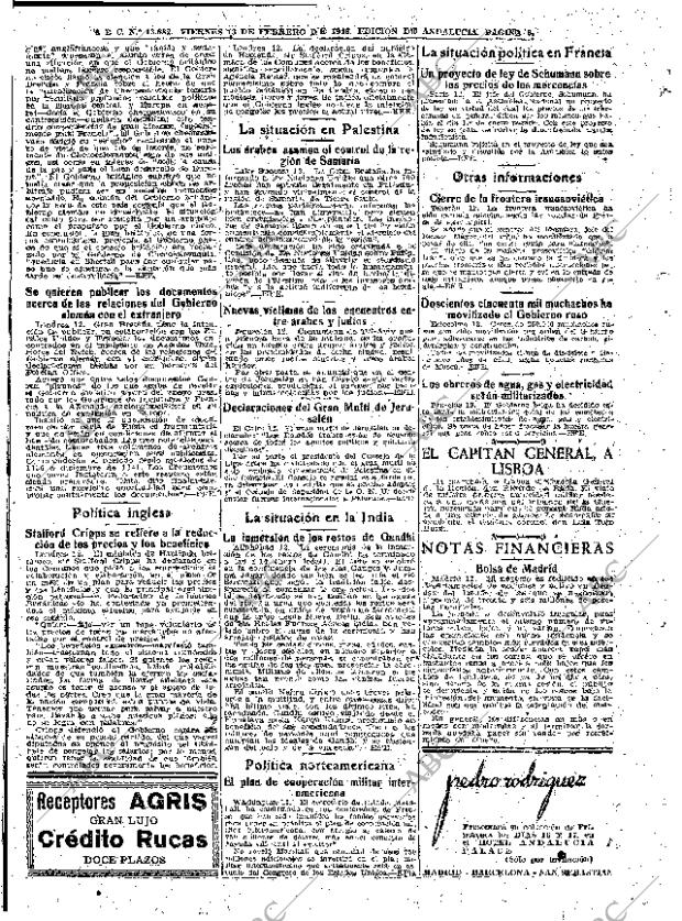 ABC SEVILLA 13-02-1948 página 6
