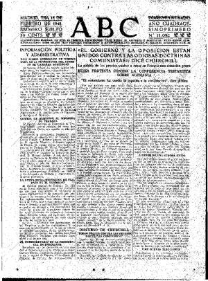 ABC MADRID 15-02-1948 página 15