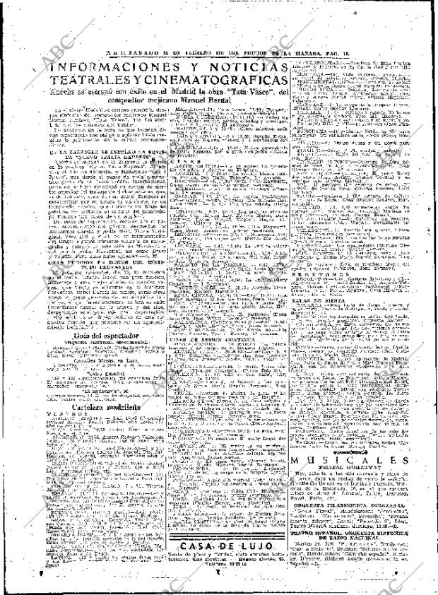 ABC MADRID 21-02-1948 página 16