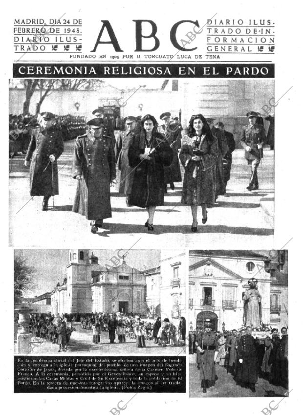 ABC MADRID 24-02-1948 página 1