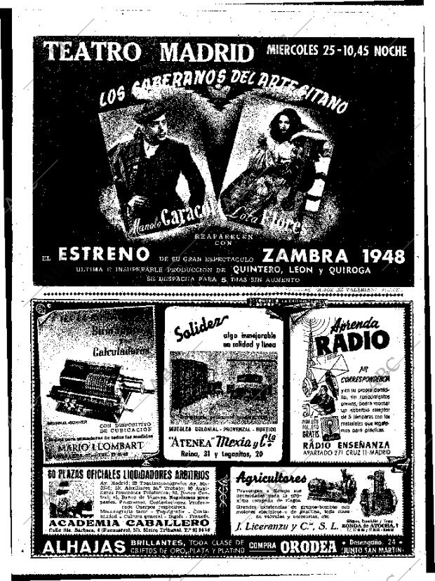 ABC MADRID 24-02-1948 página 4