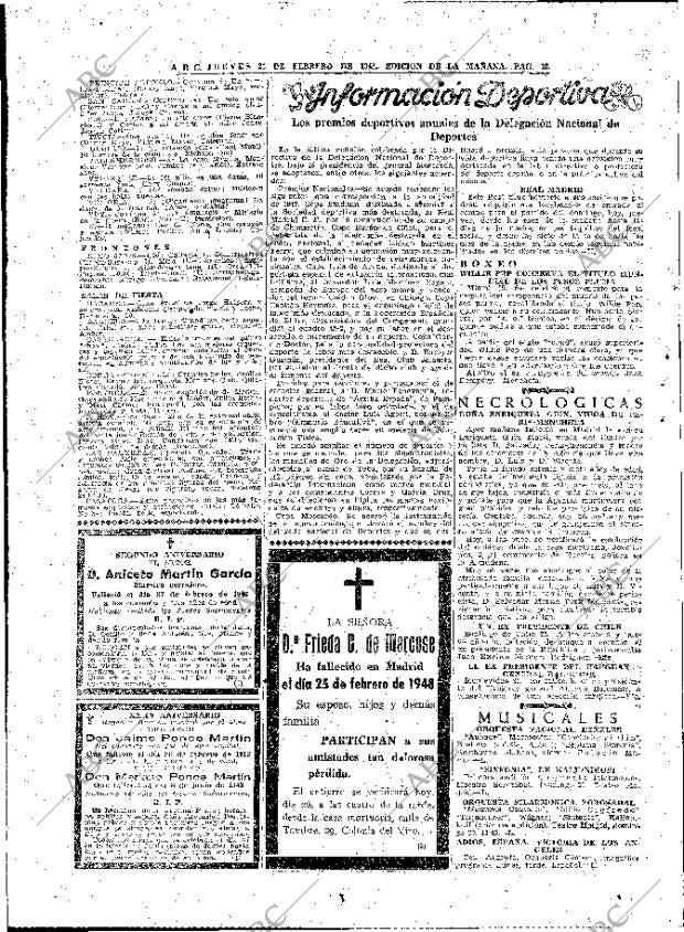 ABC MADRID 26-02-1948 página 16