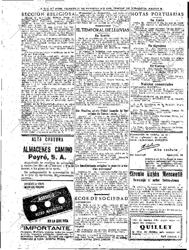 ABC SEVILLA 27-02-1948 página 8