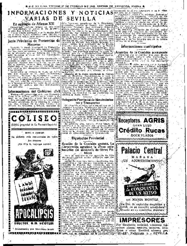 ABC SEVILLA 27-02-1948 página 9