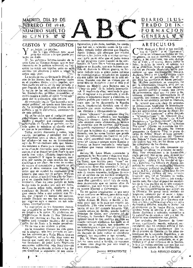 ABC MADRID 29-02-1948 página 3