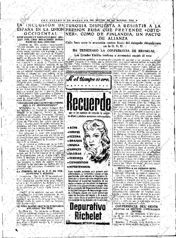 ABC MADRID 13-03-1948 página 9