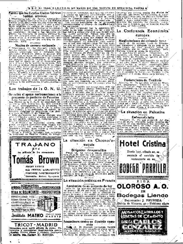 ABC SEVILLA 20-03-1948 página 4