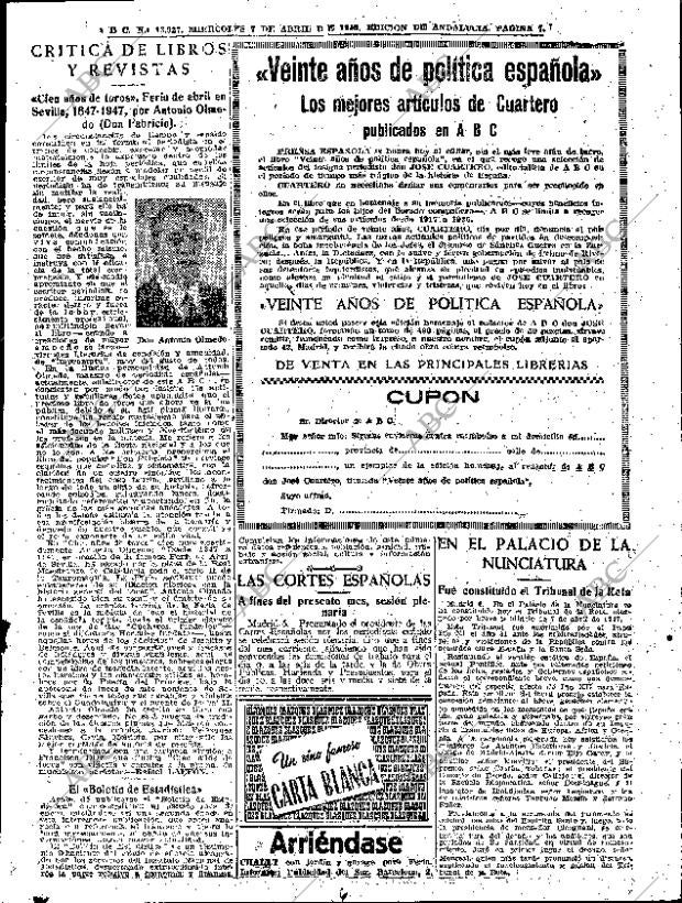 ABC SEVILLA 07-04-1948 página 7