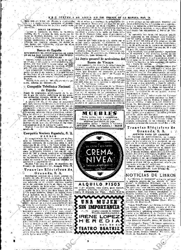 ABC MADRID 08-04-1948 página 16