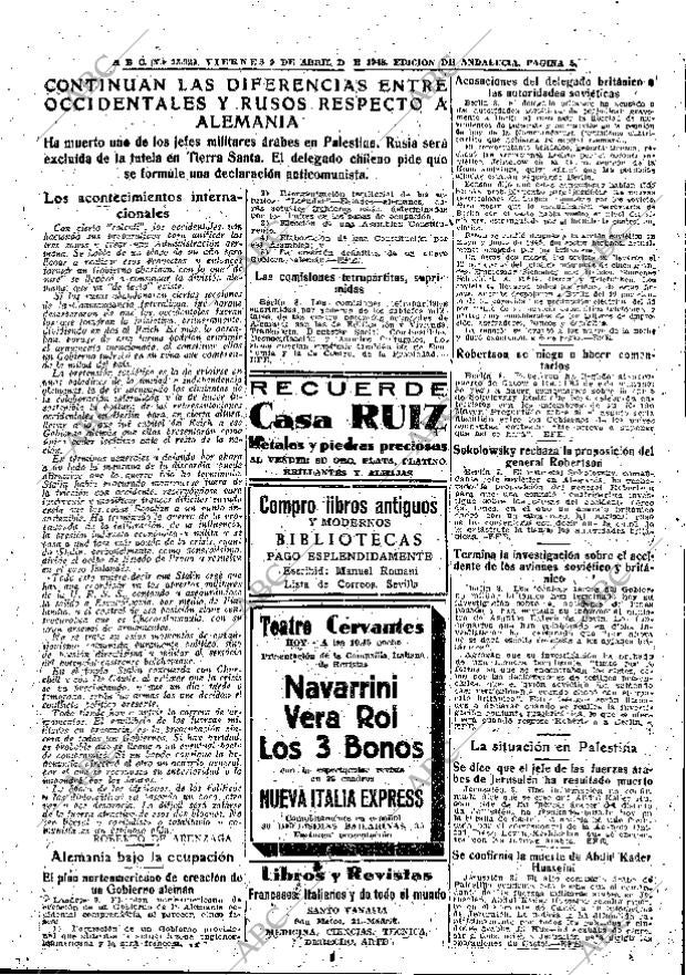 ABC SEVILLA 09-04-1948 página 5