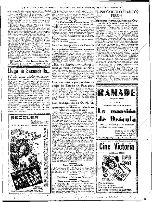 ABC SEVILLA 11-04-1948 página 8