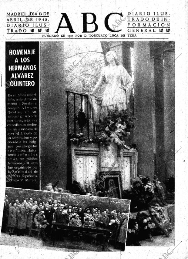 ABC MADRID 13-04-1948 página 1