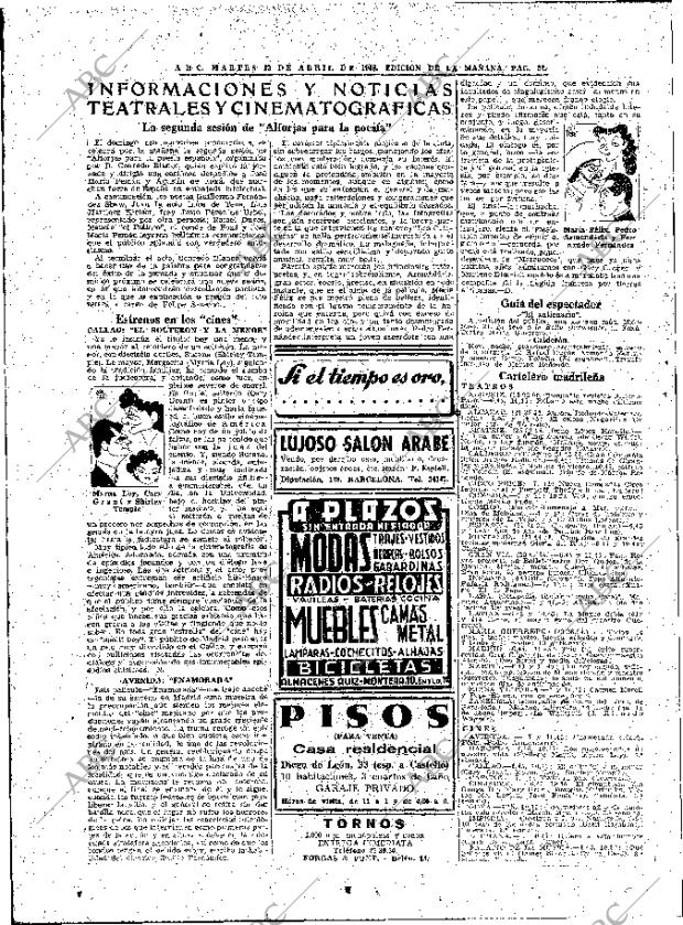 ABC MADRID 13-04-1948 página 22