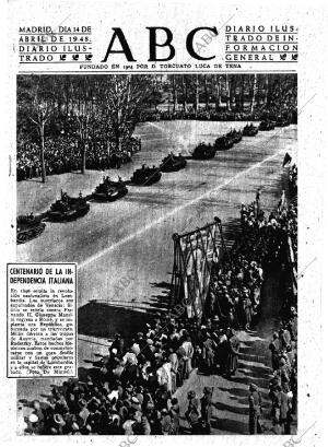 ABC MADRID 14-04-1948 página 1