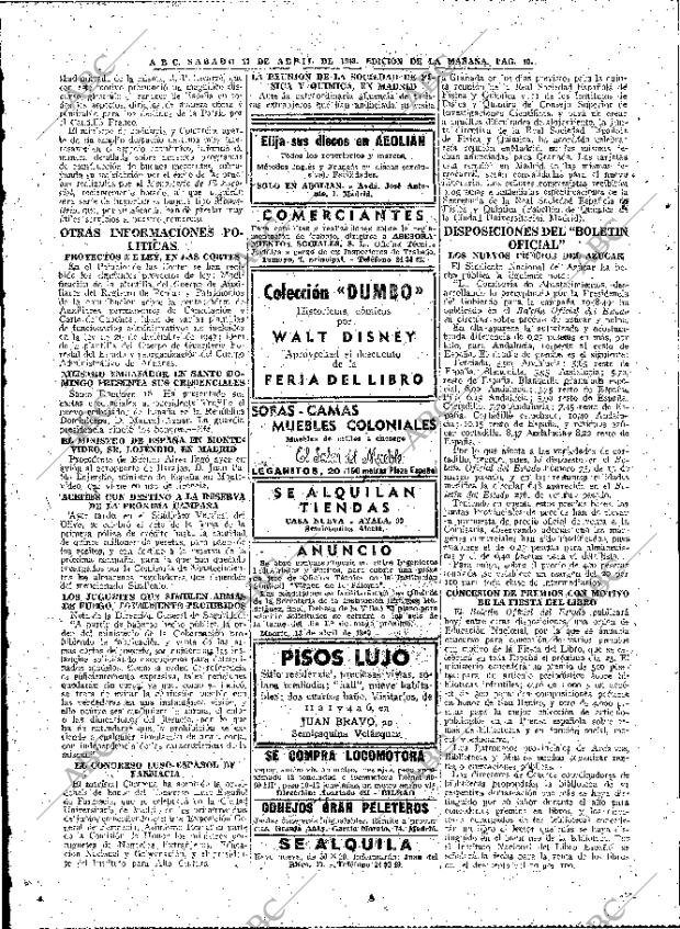 ABC MADRID 17-04-1948 página 10
