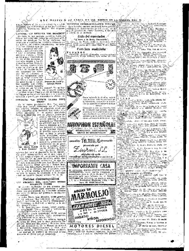 ABC MADRID 20-04-1948 página 20