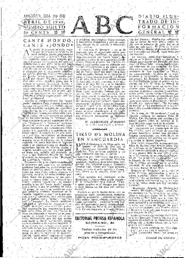 ABC MADRID 20-04-1948 página 3