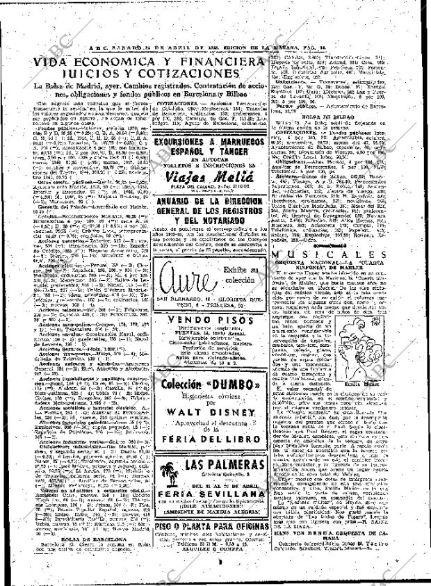 ABC MADRID 24-04-1948 página 14