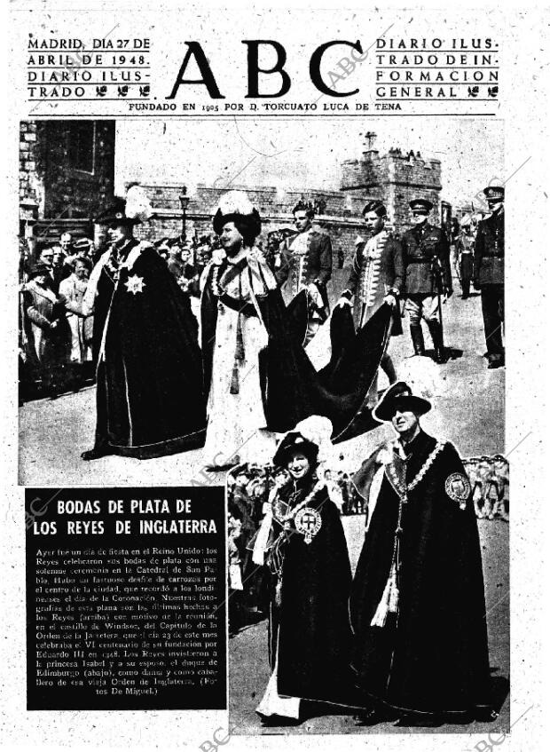 ABC MADRID 27-04-1948 página 1