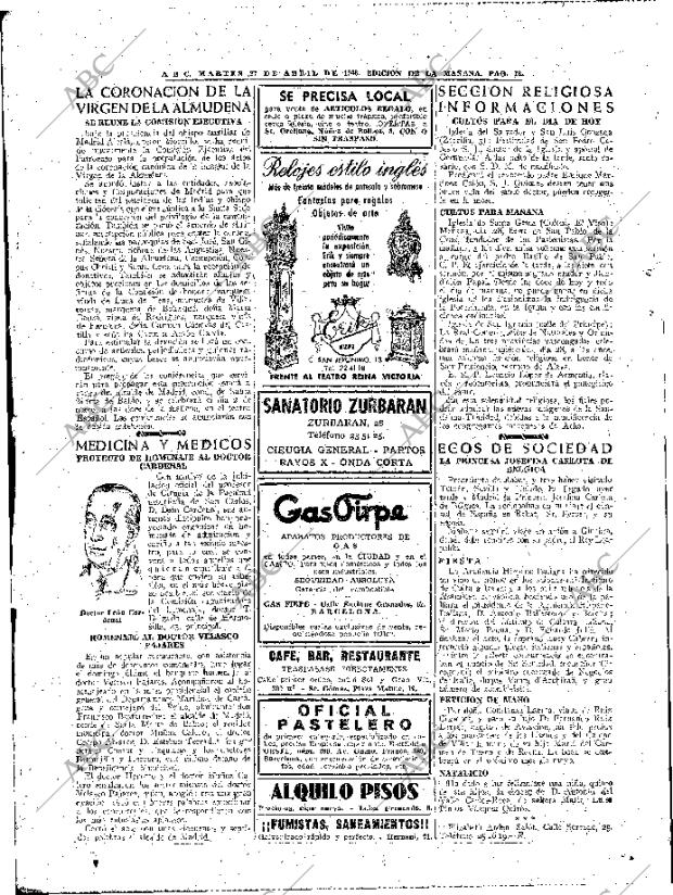 ABC MADRID 27-04-1948 página 18
