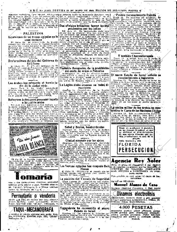 ABC SEVILLA 20-05-1948 página 4