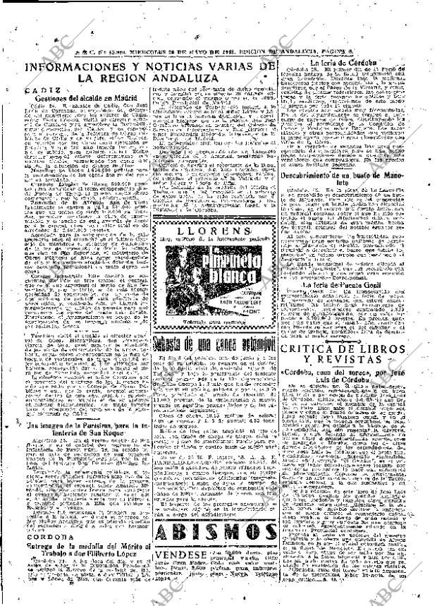 ABC SEVILLA 26-05-1948 página 6