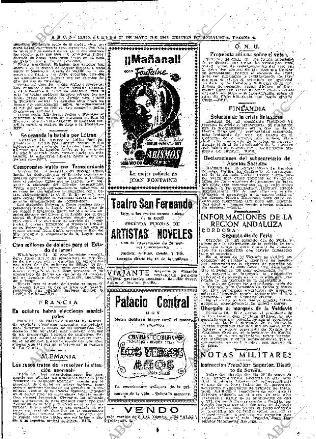 ABC SEVILLA 27-05-1948 página 6